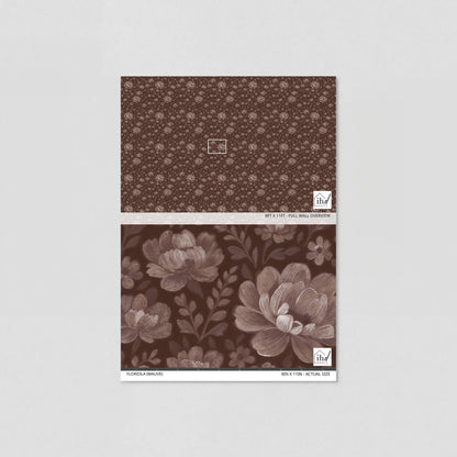 Floriola (Mauve) Wallpaper
