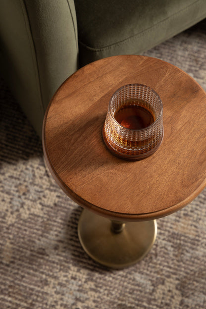 Engles Adjustable Wood Table and Plant Stand