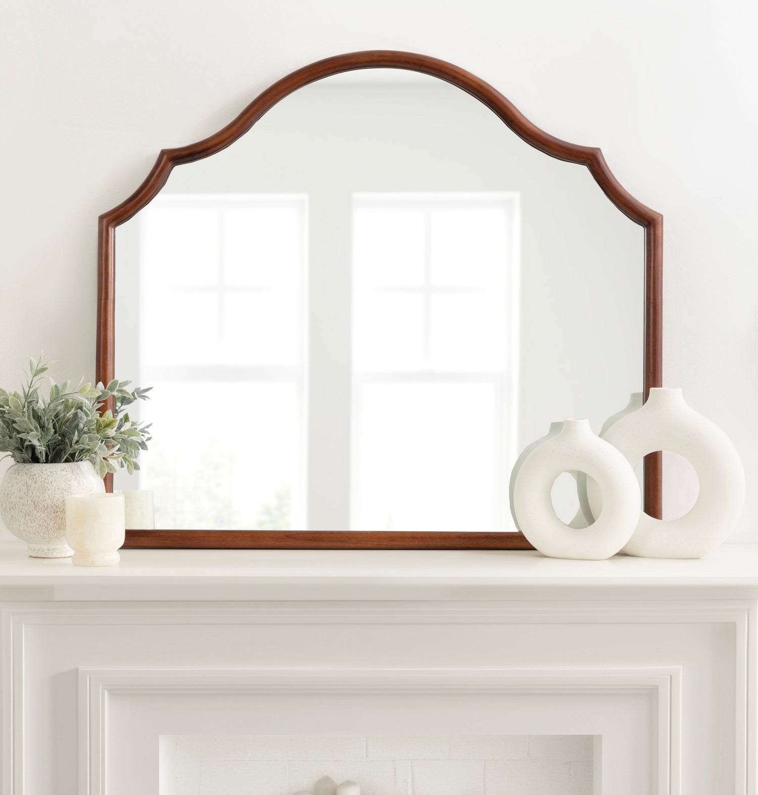 Leanna Wood Arched Mirror