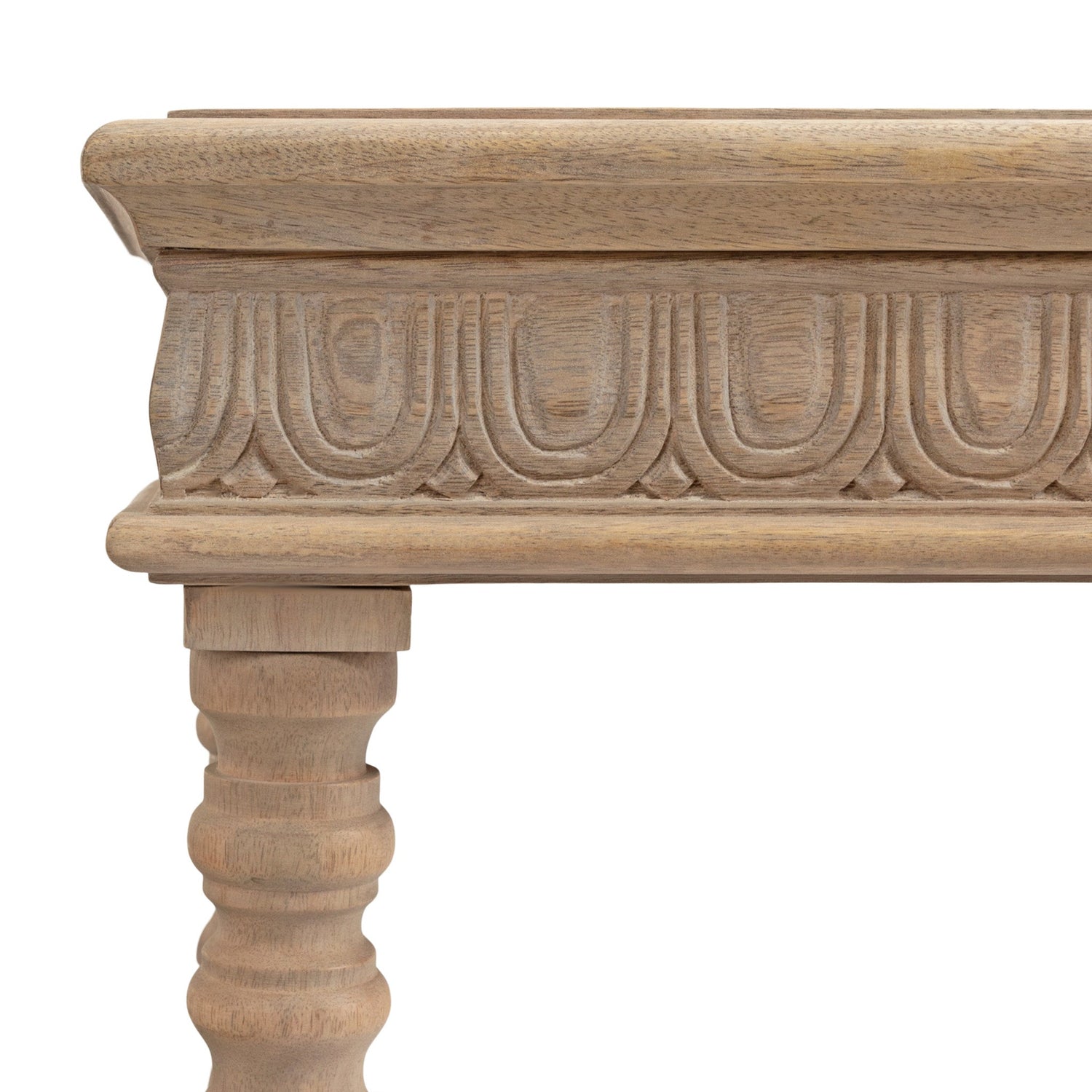 Patresa Carved Wood Console Table