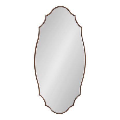 Leanna Scalloped Oval Wall Mirror