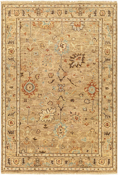 Gammad Hand Knotted Wool Area Rug - Clearance
