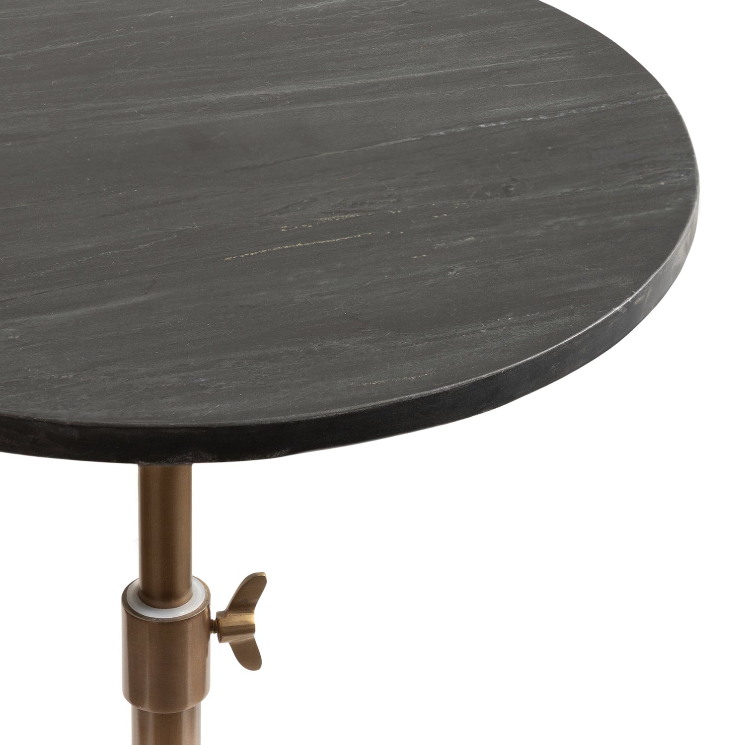 Engles Adjustable Marble Table and Plant Stand