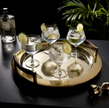 Raye Crystal Angled Gin & Tonic Glasses