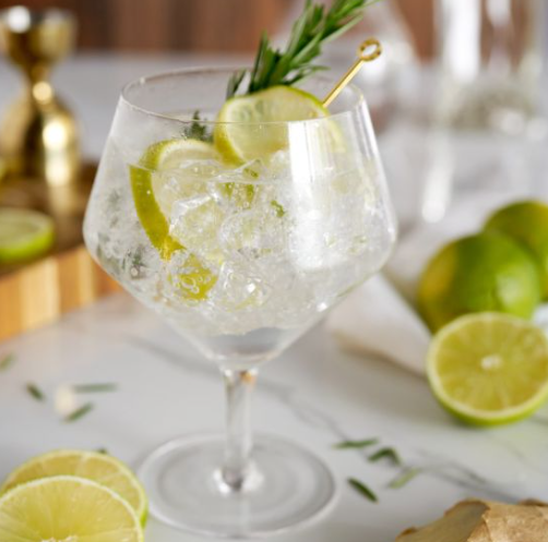 Raye Crystal Angled Gin & Tonic Glasses