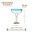 Primavera Recycled Margarita Glass Set