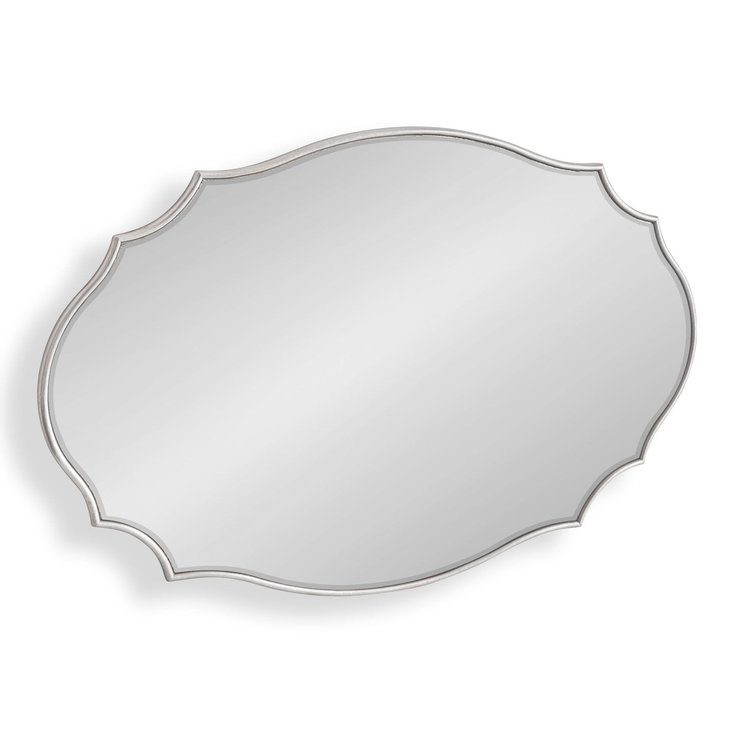 Leanna Scalloped Oval Wall Mirror