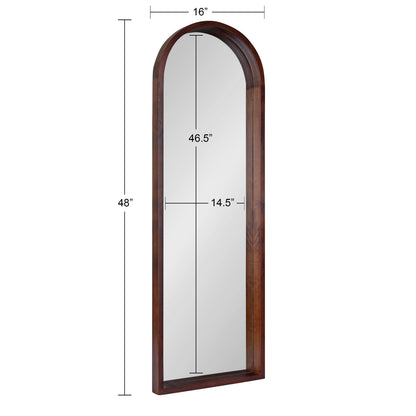 Hutton Wood Framed Arch Mirror
