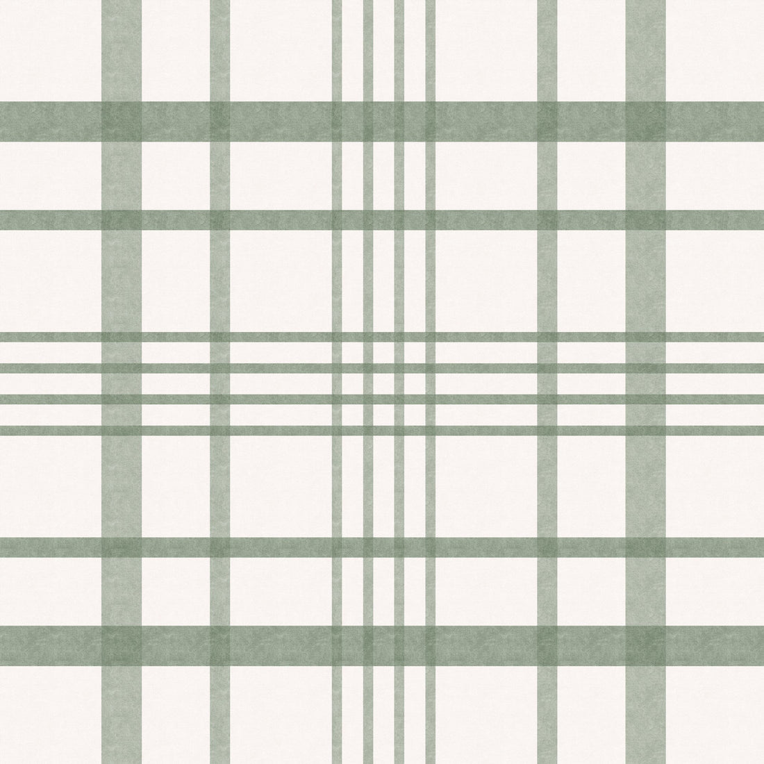 Ashford Plaid (Green) Wallpaper