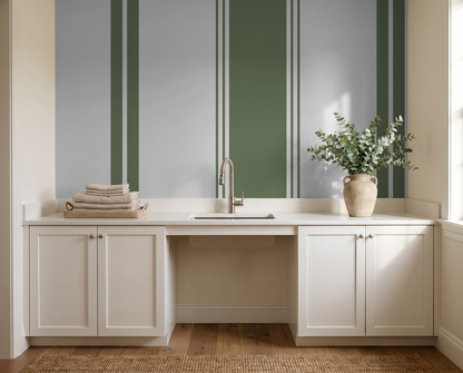 Fletcher Stripe (Green) Wallpaper