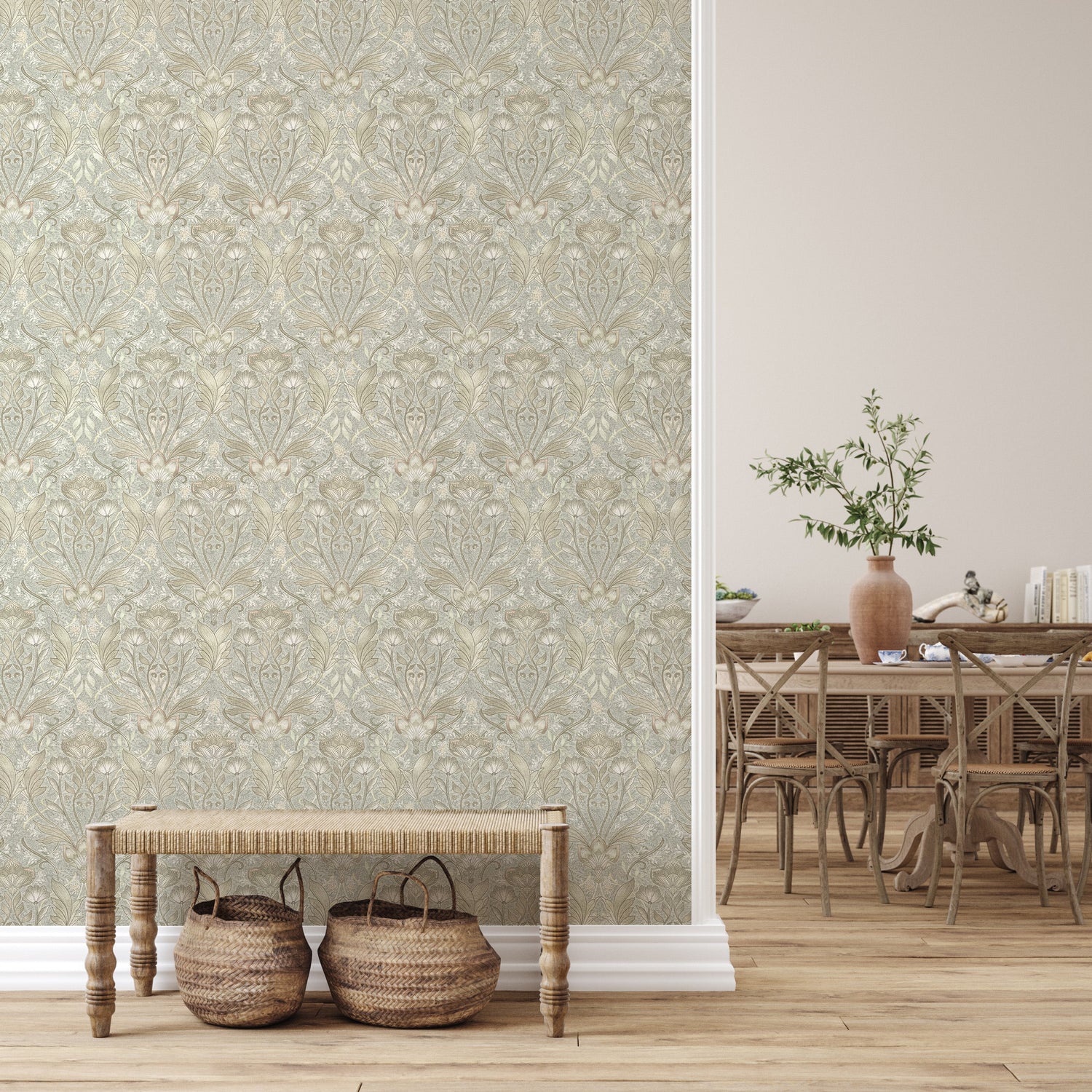 Morris Wallpaper by Aynsley Ovard x Bloomery Decor