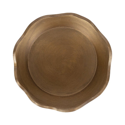 Alessia Metal Pillar Candle Holder Set