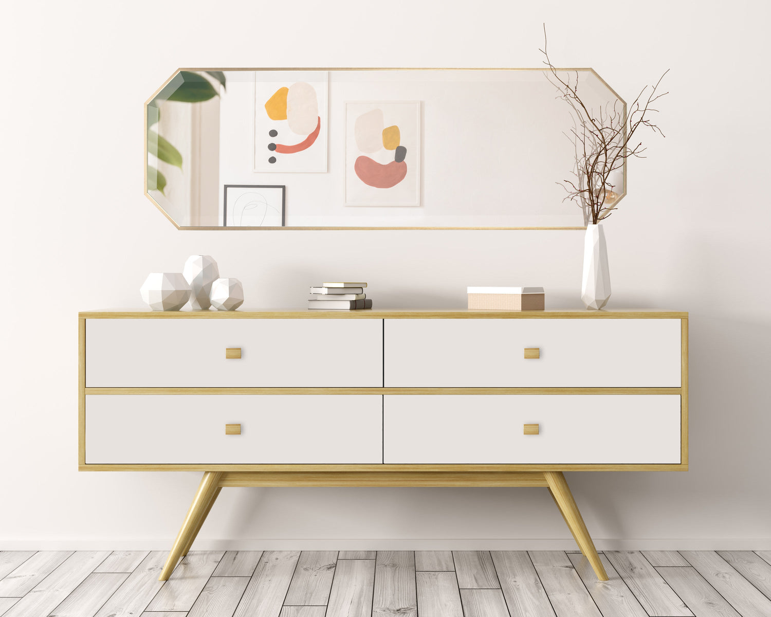 Rhodes Octagon Framed Wall Mirror