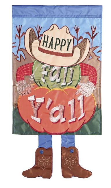 Crazy Leg Happy Fall YAll Pumpkins