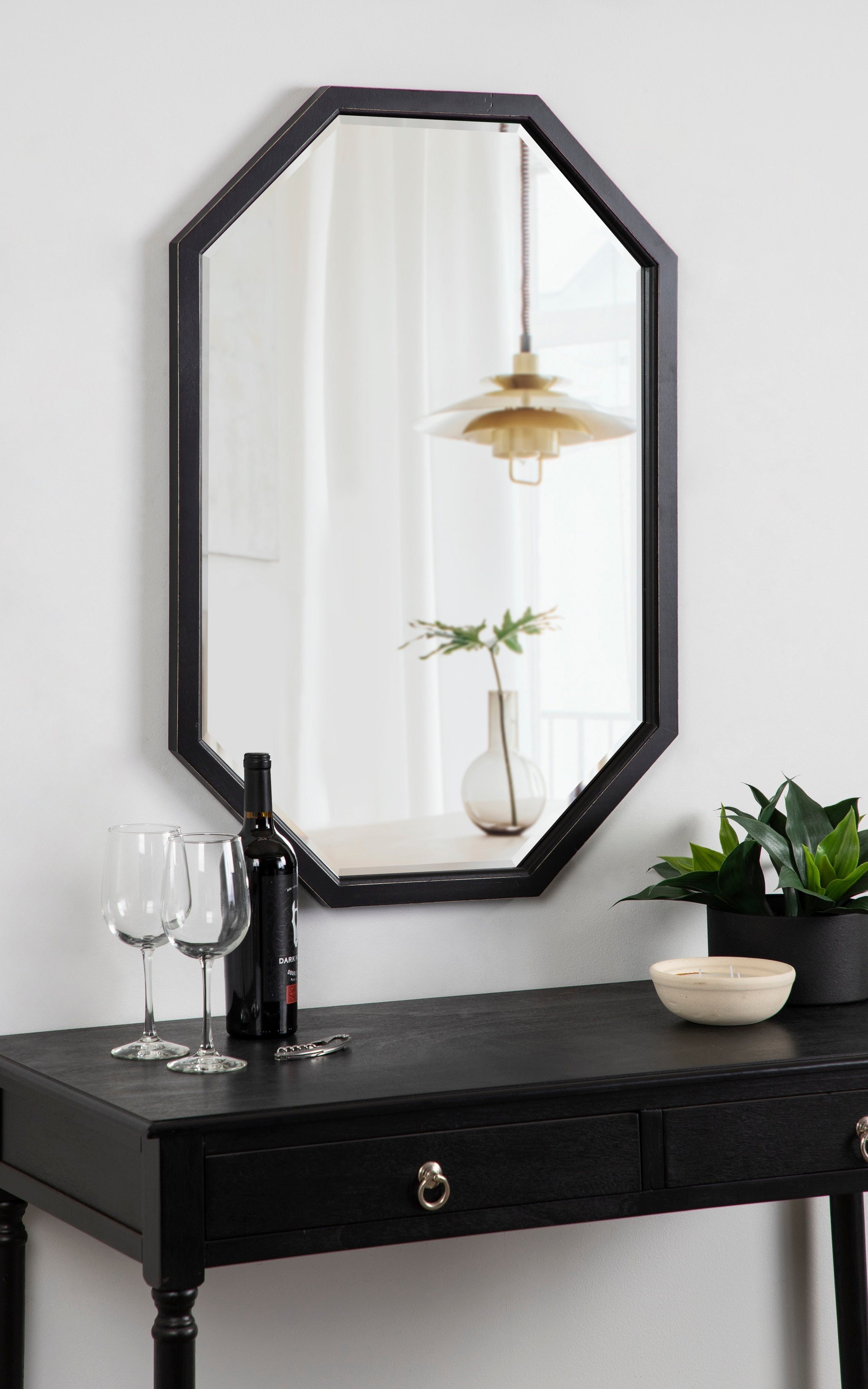 Hogan Framed Octagon Wall Mirror
