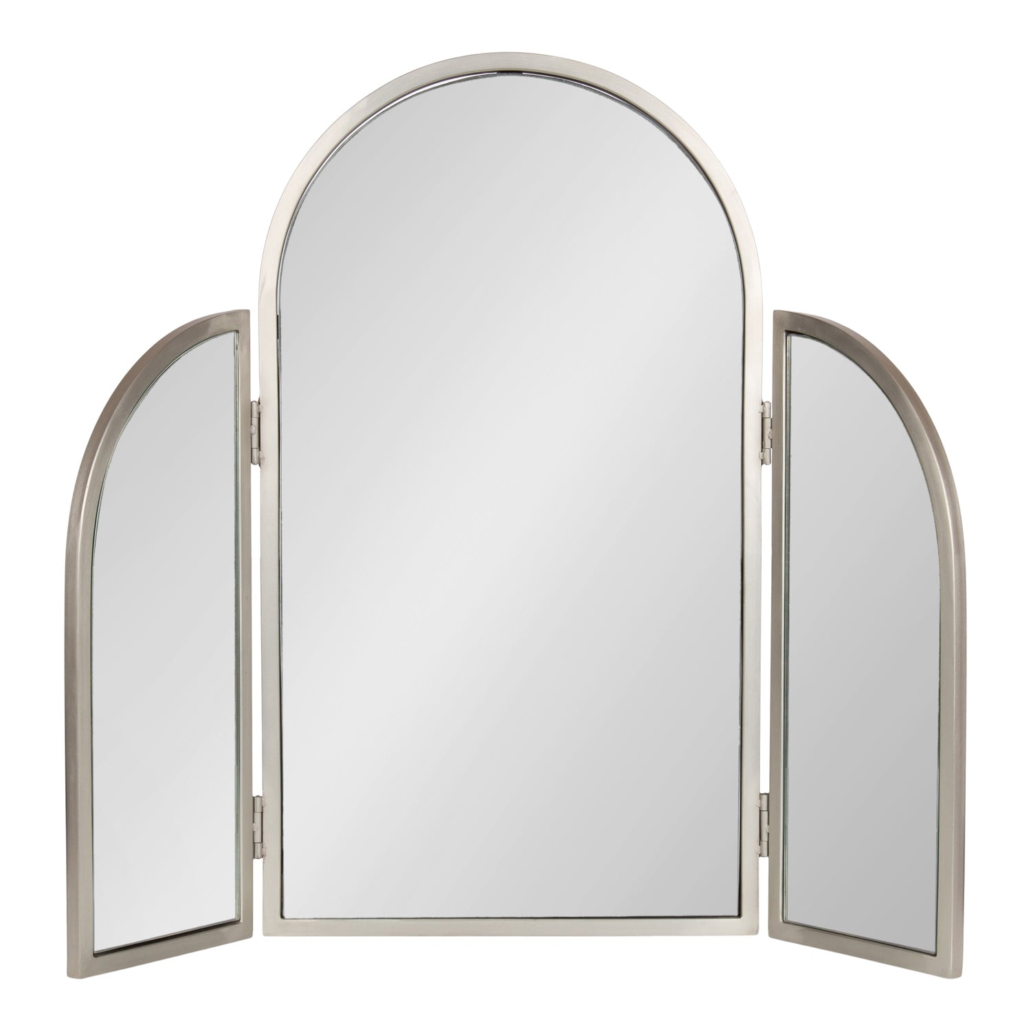 Amoli Tri-Fold Arch Metal Mirror