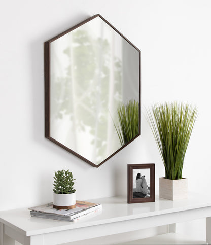 Rhodes Framed Hexagon Wall Mirror