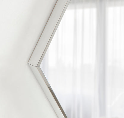 Rhodes Framed Hexagon Wall Mirror