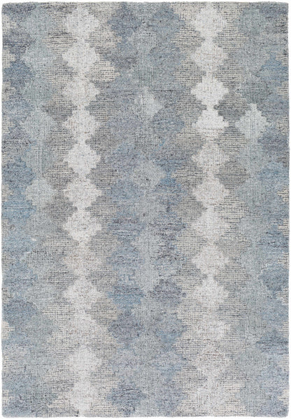 Hale Gray&amp;Slate Diamonds Wool&amp;Viscose Rug - Clearance