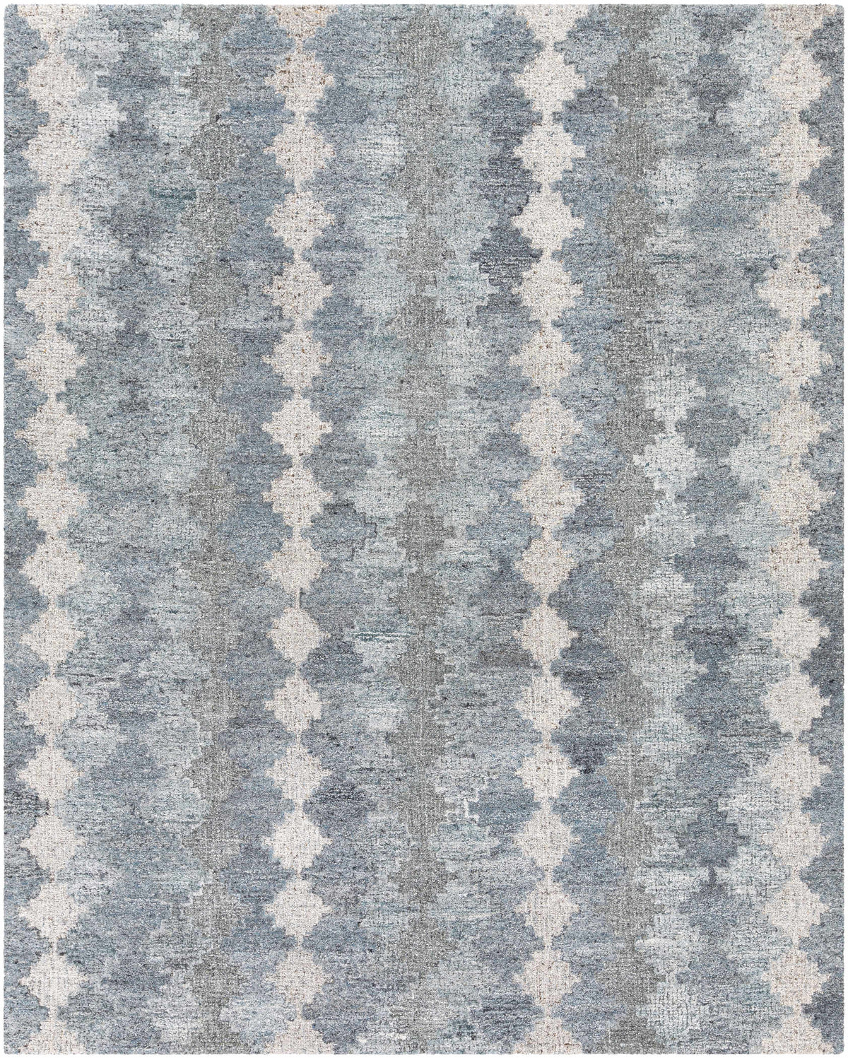 Hale Gray&amp;Slate Diamonds Wool&amp;Viscose Rug - Clearance