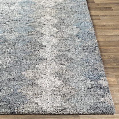 Hale Gray&amp;Slate Diamonds Wool&amp;Viscose Rug - Clearance