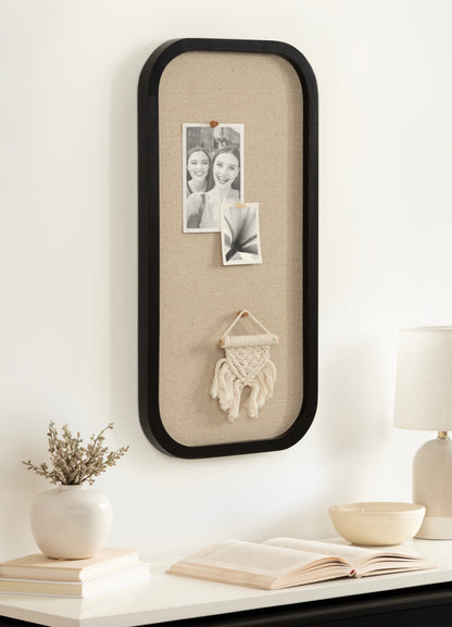 Hutton Wood Framed Fabric Pinboard