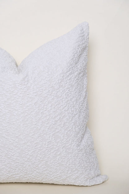 Boucle Pillow: Snow