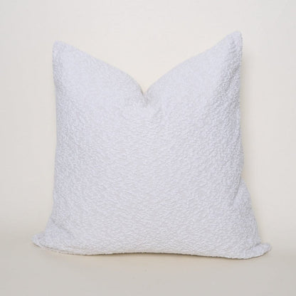 Boucle Pillow: Snow