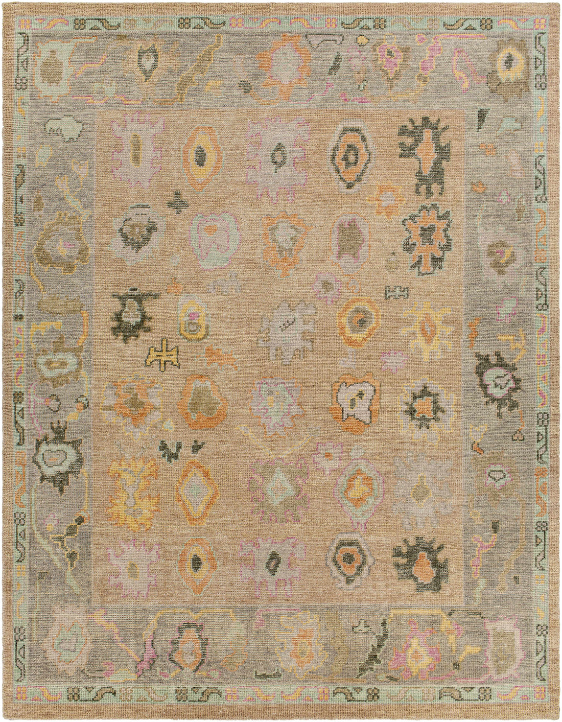 Ina Hand Knotted Wool &amp; Cotton Area Rug - Clearance