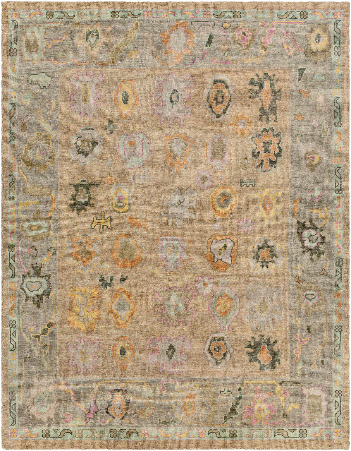 Ina Hand Knotted Wool &amp; Cotton Area Rug - Clearance