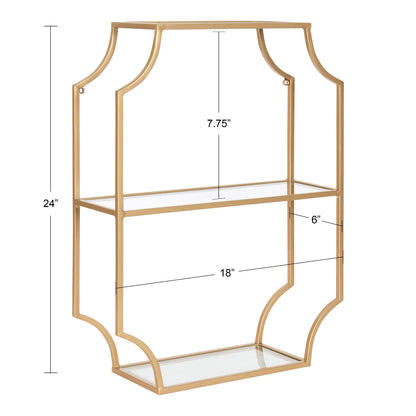 Ciel Metal Wall Shelf