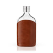 Parker Leather-Wrapped Glass Flask