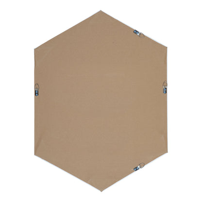 Rhodes Framed Hexagon Wall Mirror