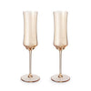 Tulip Champagne Flute in Amber