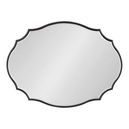 Leanna Scalloped Oval Wall Mirror