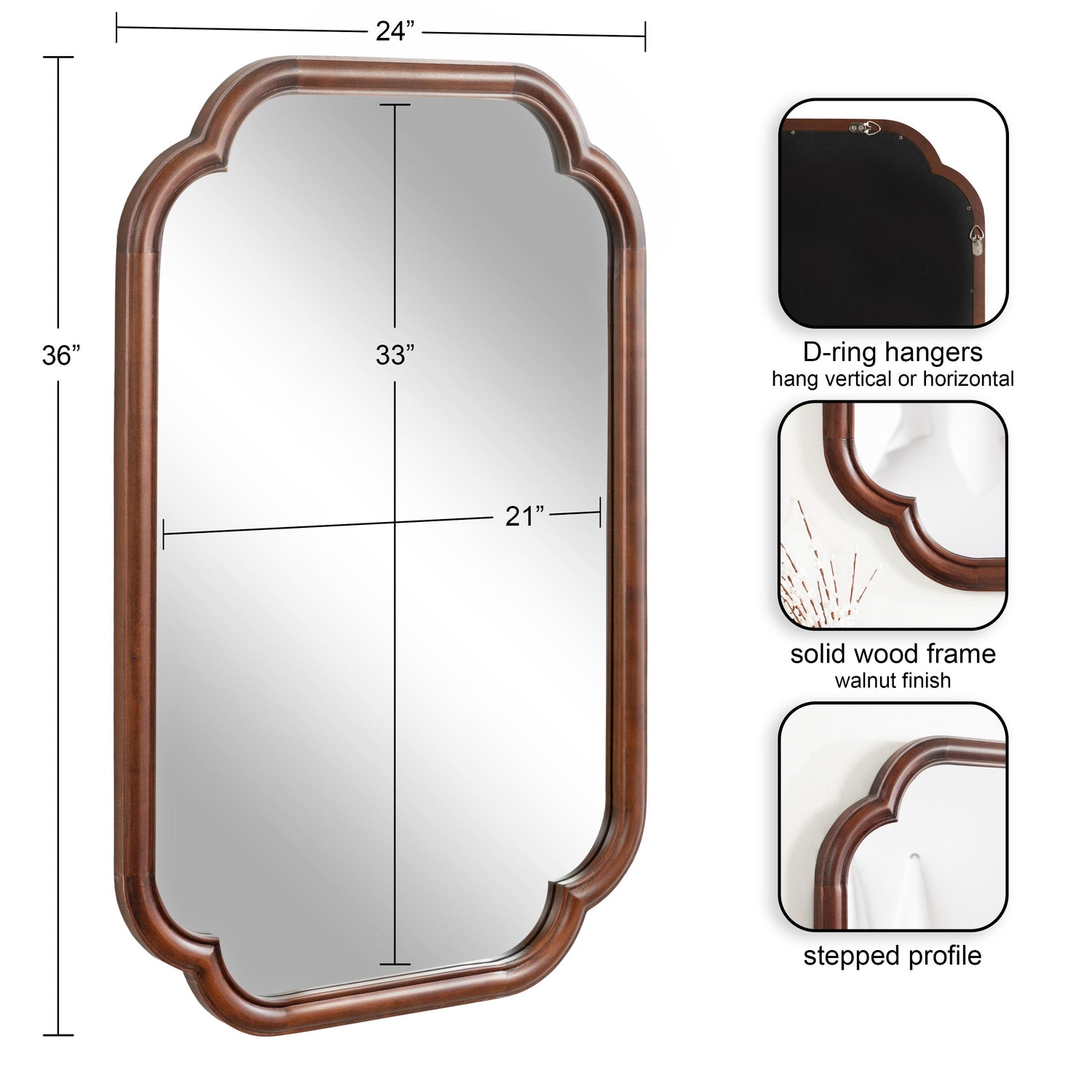 Glenby Scallop Wall Mirror