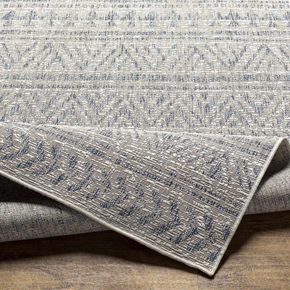 Novato Gray All Over Pattern Performance Outdoor Rug - Clearance