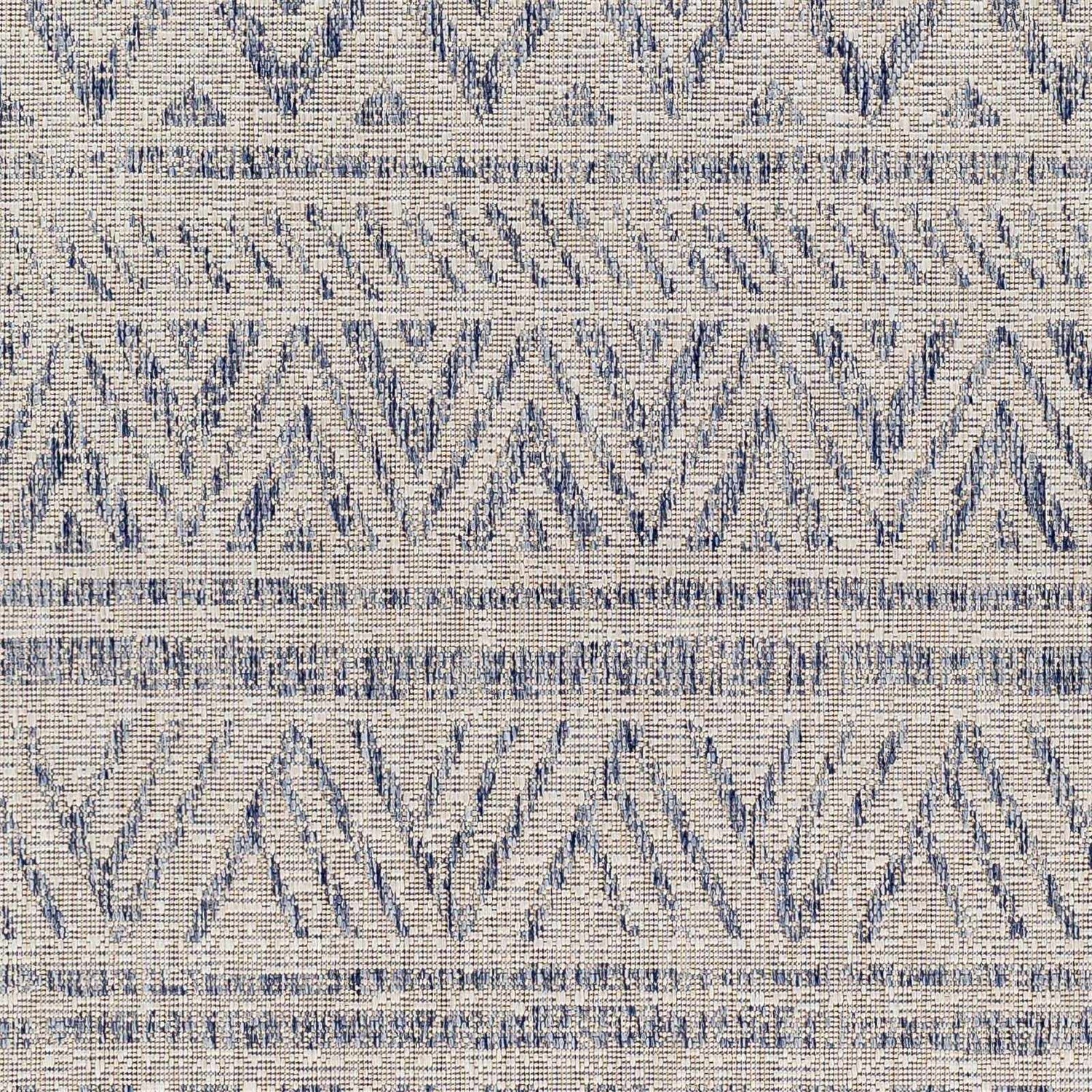 Novato Gray All Over Pattern Performance Outdoor Rug - Clearance