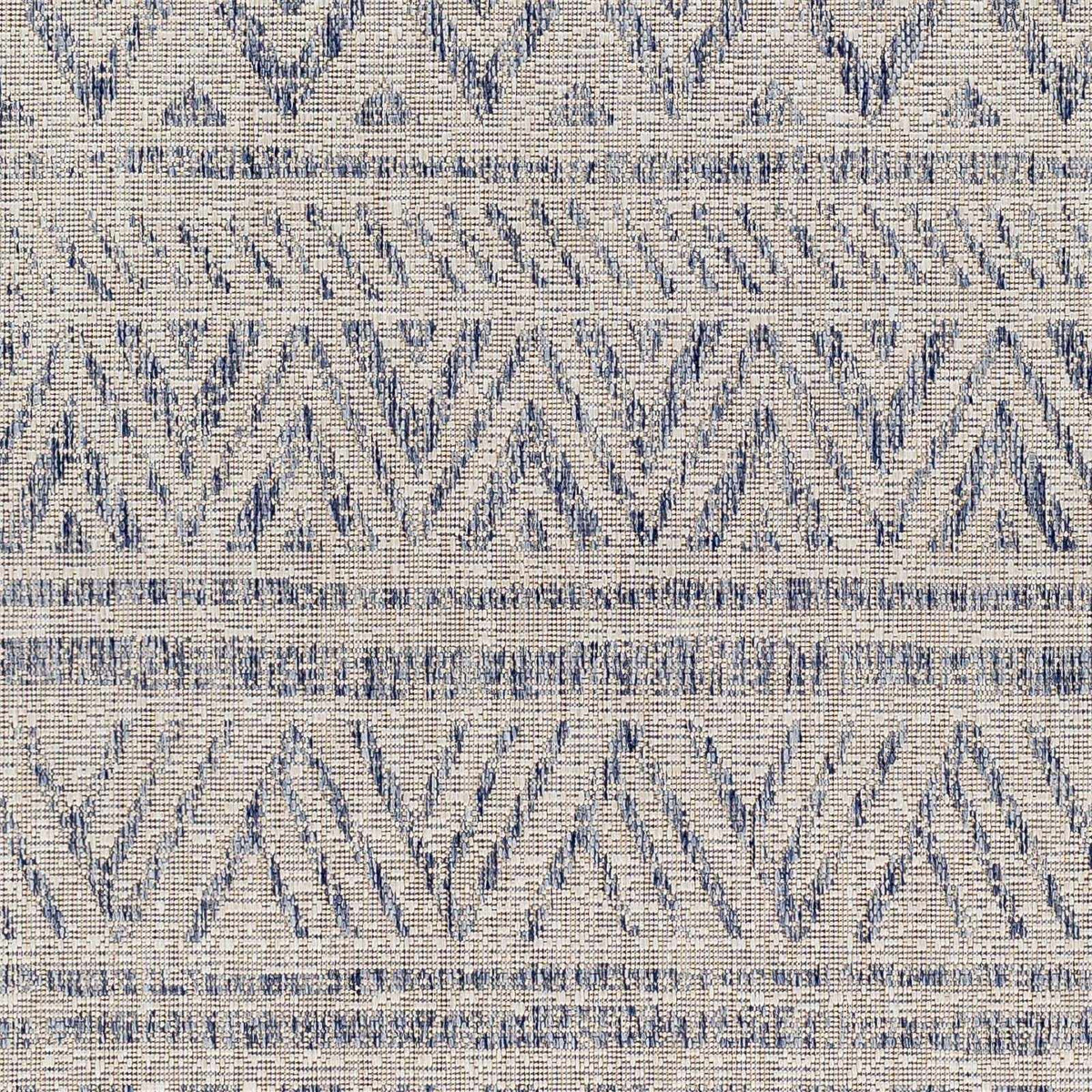 Novato Gray All Over Pattern Performance Outdoor Rug - Clearance