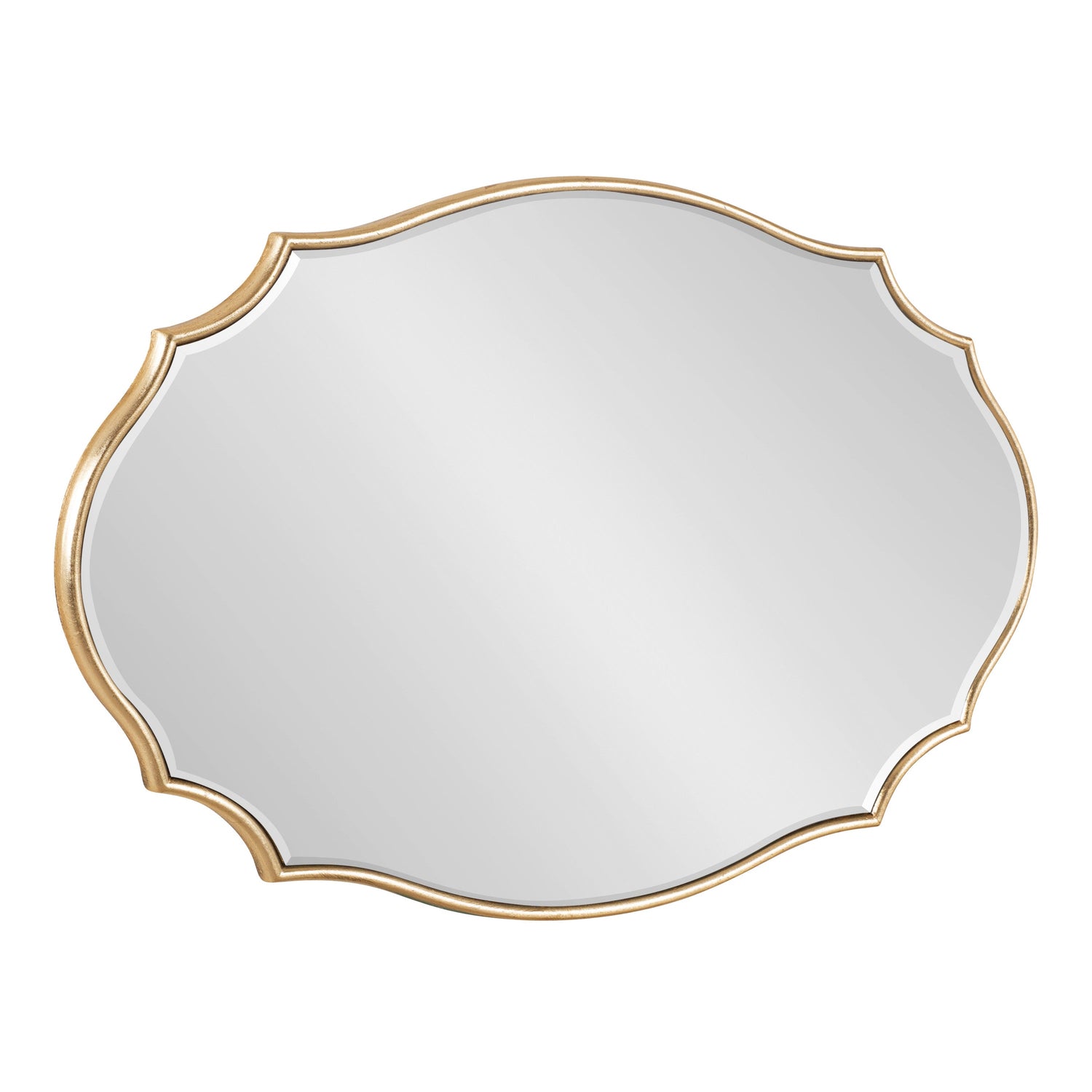 Leanna Scalloped Oval Wall Mirror