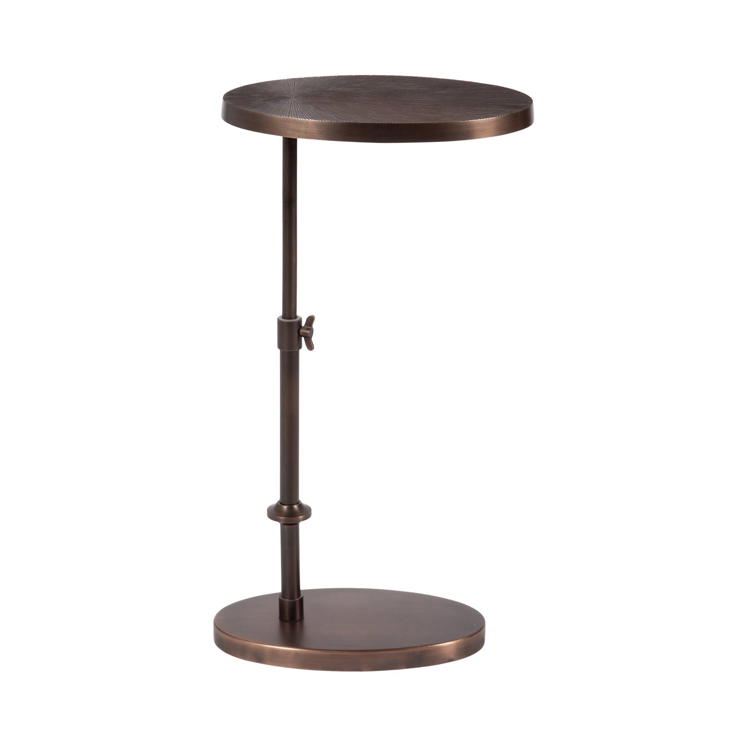 Engles Adjustable Oval Metal Table
