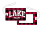 Buffalo Check Lake Weekend Luggage Tag