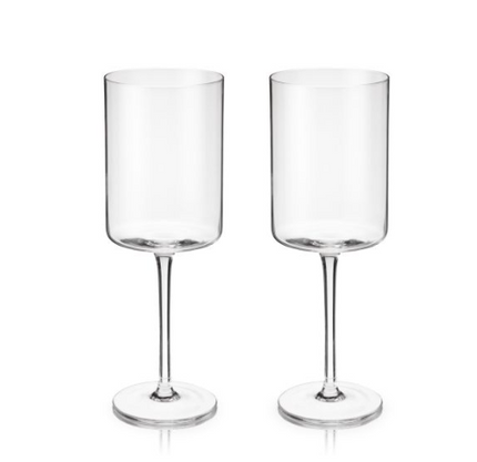 Laurel Crystal Red Wine Glasses