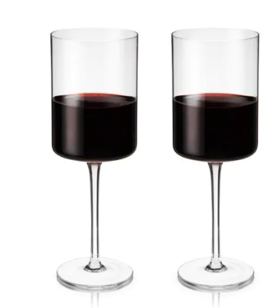 Laurel Crystal Red Wine Glasses