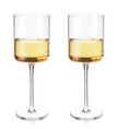 Laurel Crystal White Wine Glasses