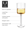 Laurel Crystal White Wine Glasses