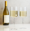 Laurel Crystal White Wine Glasses