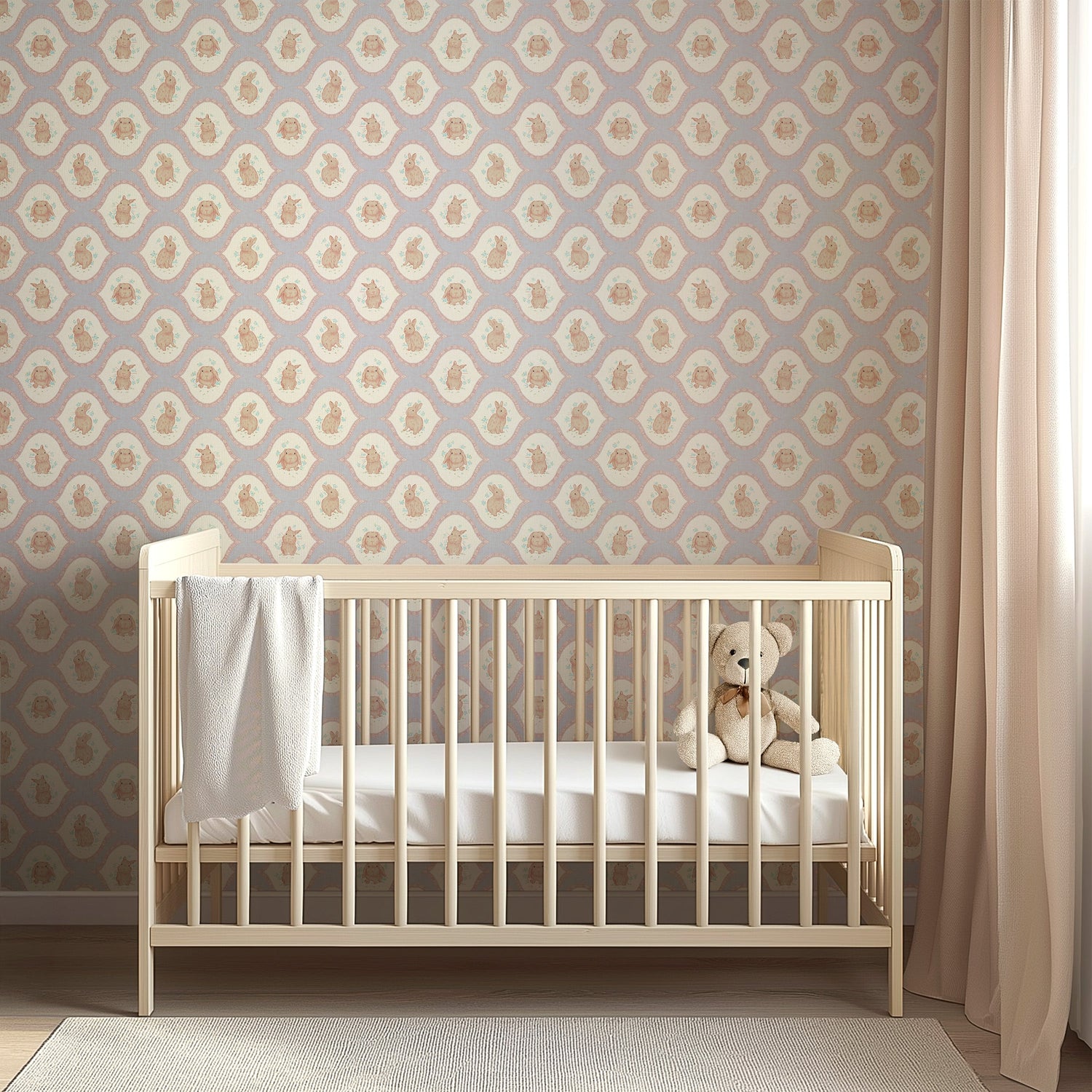 Poppie Wallpaper by Niranjana Mani Design