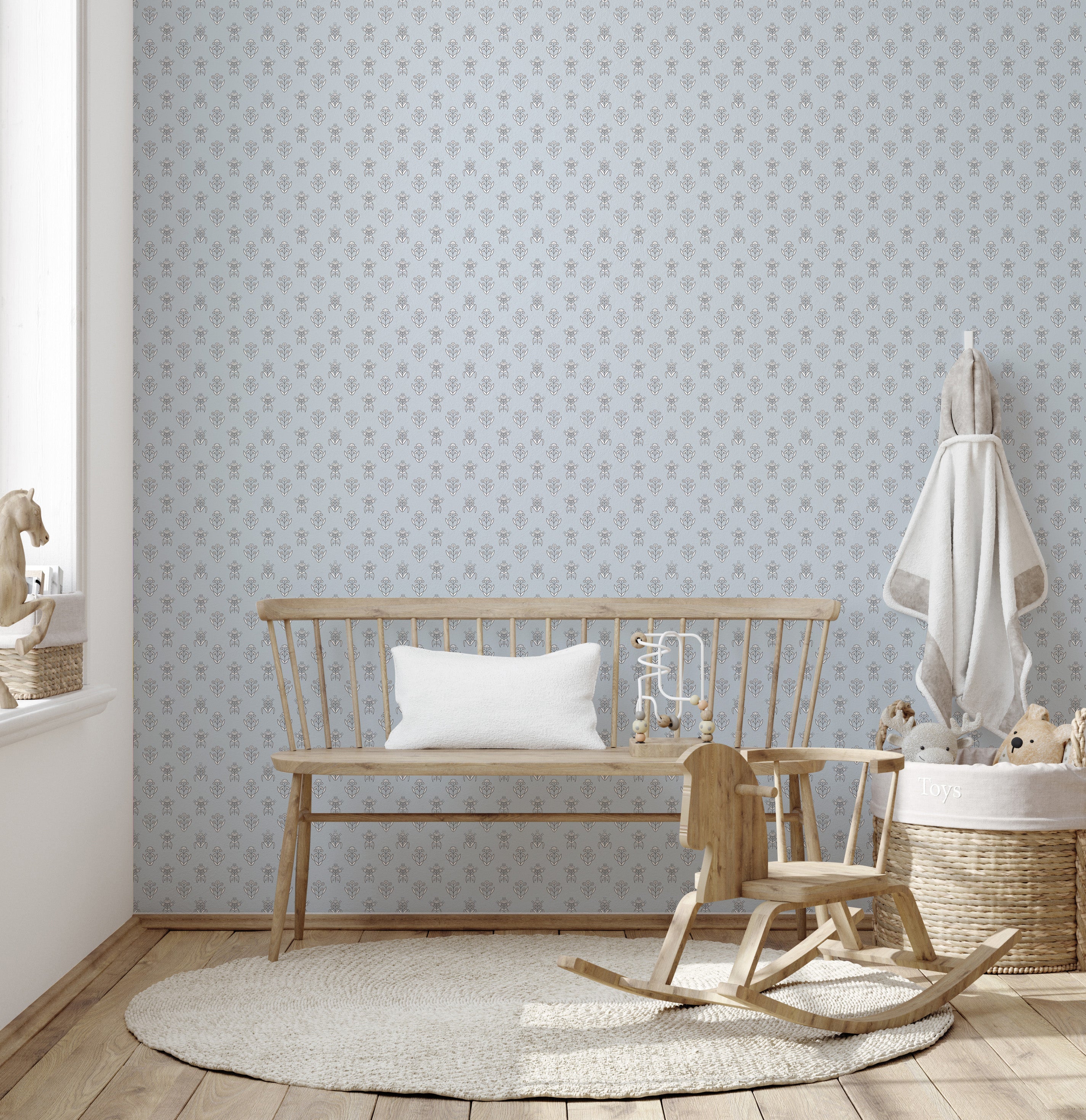 Laina Wallpaper by Quirky Paisley Designs