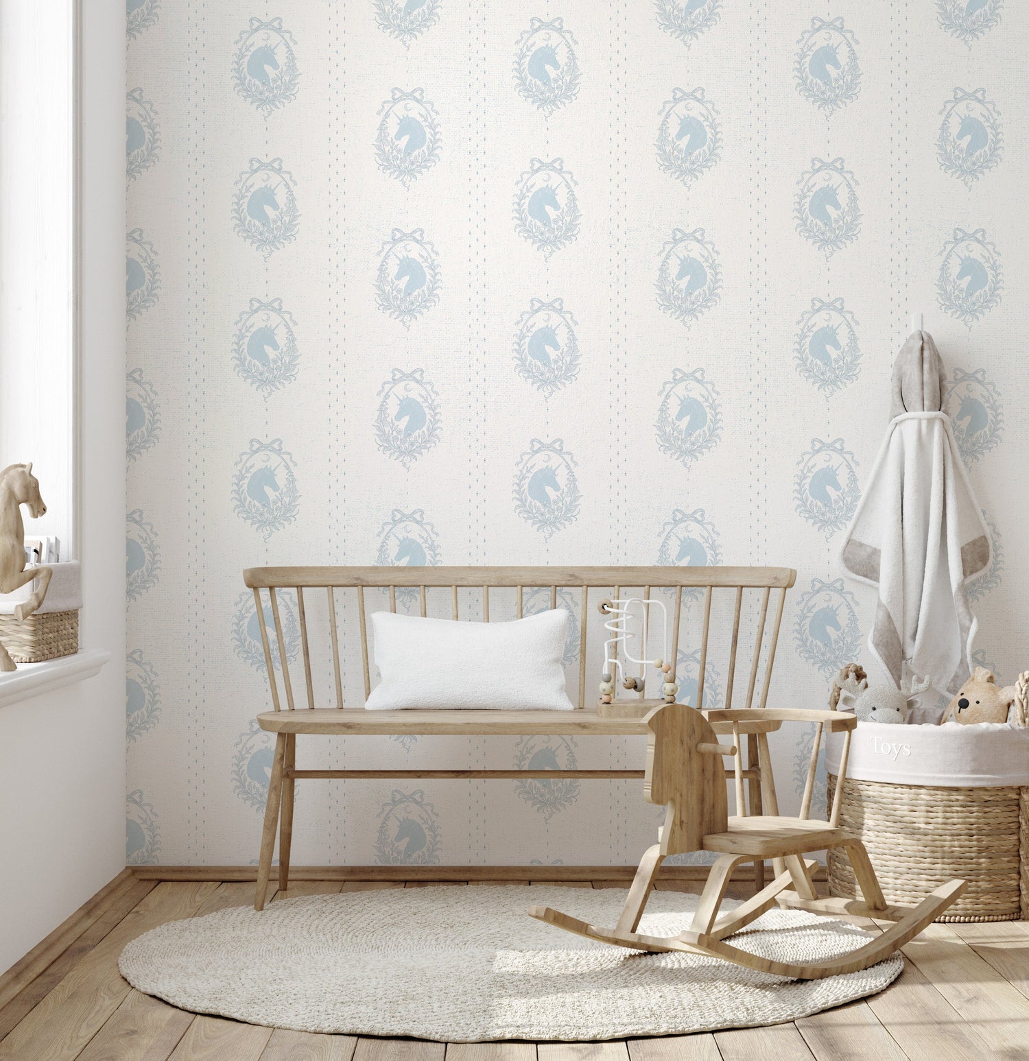 Bluette Wallpaper by The Feral Flower